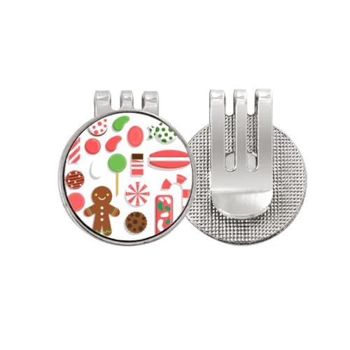Marqueur de balle de golf en émail Merry mas, cadeau idéal joueur