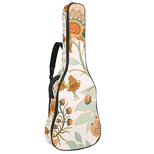 Housses et étuis pour guitare, Housse pour guitare classique Housse pour guitare classique , Fleurs marron abstraites - Les Beatles, Paul McCartney, John Lennon, RIngo Starr, George Harrison Housses et étuis pour guitare, Housse pour guitare classique Housse pour guitare classique , Fleurs marron abstraites