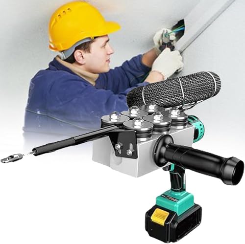 Máquina eléctrica de tracción de cables, dispositivo de roscado automático con batería de litio para instalación en pared, velocidad de 40 m/min, ideal para uso doméstico y exterior