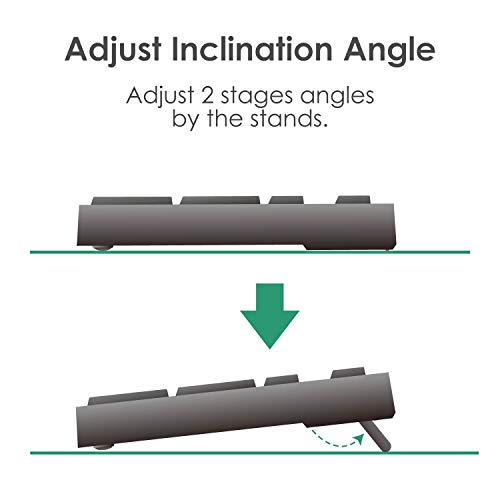 Elecom Japanese Layout Usb 2.4Ghz Wireless Basic Keyboard For Computer And Laptop, 109 Keys, Full-Size With Numeric Keypad, Quiet And Compact, Foldable Stand, Windows Mac (Tk-Fdm106Tbk) #TOP5