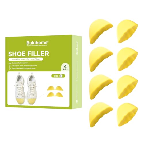 Image of Shoe Filler for Too Big Shoes - 4 Pairs Shoe Cushion Inserts for Flats