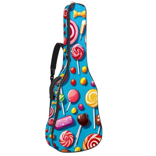 Sac pour guitare multicolore, parfait pour les cours de musique et trajets