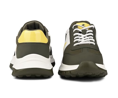 Image of LOUIS STITCH Men's Solar Yellow Lightweight Sport Shoes | Elastic Laces Sneaker and Casual Wear | Perfect for Casual, Gym & Travel Wear | LS-AT-MPGR | UK-6