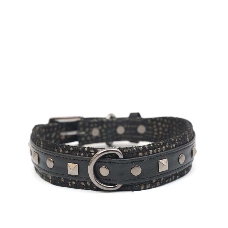 Pampaw Leather The Duke Collars for Dogs, Cats & Puppies - Soft Durable & Strong (20-25 Inch_Black) (B0CT2NKZCD) Amazon Price History, Amazon Price Tracker
