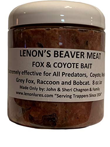 Lenon Lures Beaver Meat Fox and Coyote Bait - 8 oz...