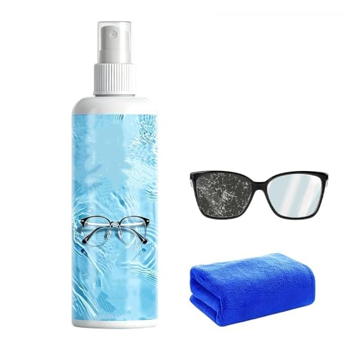 Image of Lens Scratch Repair Spray,120ML Glasses Scratch Remover and Cleaner For Eyeglasses, Sunglasses and Reading Glasses, Removes Scratches, Fingerprints, Oil and Dust，1
