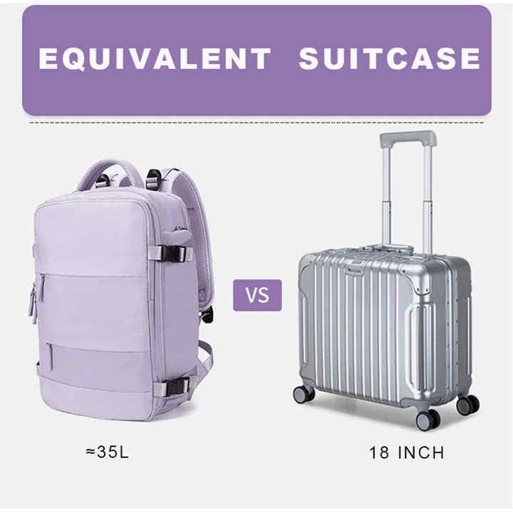 Generic Travel Backpack, Durable, Lightweight, Multiple Compartments (Dark Green), Large3