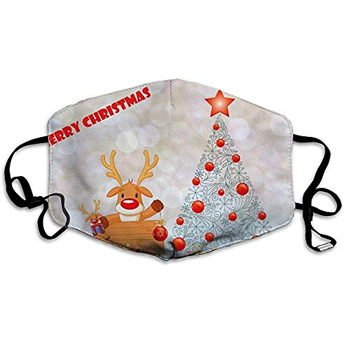 Preisvergleich Produktbild Mundmasken Weihnachtsdekoration Kartenmuster Unisex Anti-Staub waschbar Wiederverwendbare Mundmaske Modedesign für Mädchen Frauen Jungen Männer