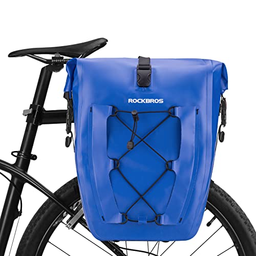 ROCKBROS Waterproof Bike Rear Panniers 30L Rack Bag