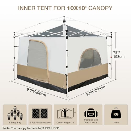 REDCAMP Canopy Camping Tent for Pop Up Canopy Tent の商品画像 4