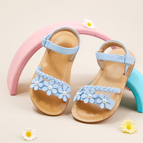 Image of GINFIVE Toddler Girls Sandals Girls Toddler Sandals Little Girls Kids Shoes