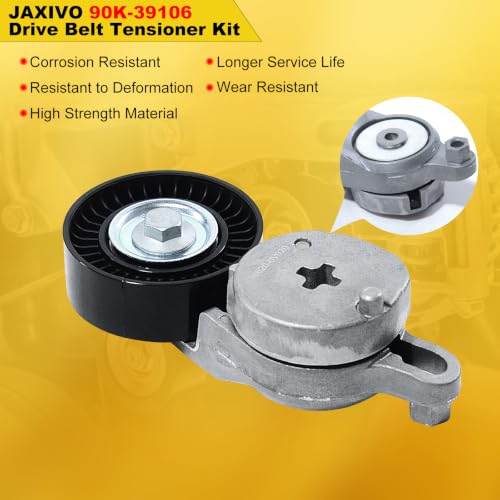 Image of 90K-39106 Serpentine Belt Drive Tensioner Component Kit for 12-17 Camry,10-18 RAV4,11-16 Scion tC,Fits L4 2.5L DOHC Engine Only,Replace 6PK1256,39106,1662036010