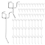 【BREITE ANWENDUNGEN】Die Stecktafelhaken eignen sich sehr gut zum Aufbewahren verschiedener Gegenstände. Sie können Geschirr, Schlüssel, Kleidung und Hüte, Werkzeuge, Schreibwaren, Kleidung usw. in der Küche und im Wohnzimmer für verschiedene Zwecke platzieren. Machen Sie Ihren Raum offener und organisierter
