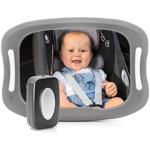 Espejo Led Con Luz Integrada reer Babyview Gris Cover