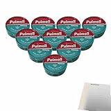 Pulmoll Eukalyptus Menthol Zuckerfrei 10er Pack (10x50g Dose) + usy Block