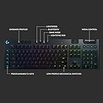 Logitech G915 LIGHTSPEED RGB Mechanical Gaming Keyboard, Low Profile GL Clicky Key Switch, LIGHTSYNC RGB, Advanced LIGHTSPEED Wireless and Bluetooth Support - Clicky,Black - Image 5