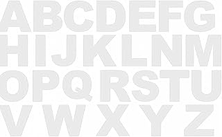 Pochoirs de gâteaux Décoration Moule Alphabet A-Z Lettre Cuisson Modèle de cuisson pour bricolage de mariage Gâteau d'anniversaire 7Inch 26PCS Décorations de gâteau