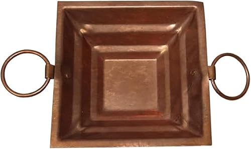 BRACOP® Copper Havan Kund Zestaw Indian Pooja Miedziana Piramida Hinduski Rytuał Religijny Havan Samagri Diwali Pooja, Hawan, Dekoracja Świątyni Mandir Piramida Agnihotry Prezenty na parapetówkę