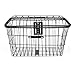 DYNWAVE Bike Storage Basket Bicycle Cargo Basket Universal Anti Rust Coating Metal Wire for Mountain Road Bike Simple Installation