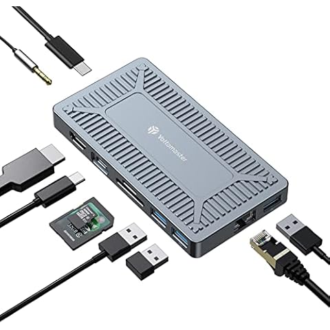 Yottamaster USB C Hub mit NVMe Gehäuse Cover