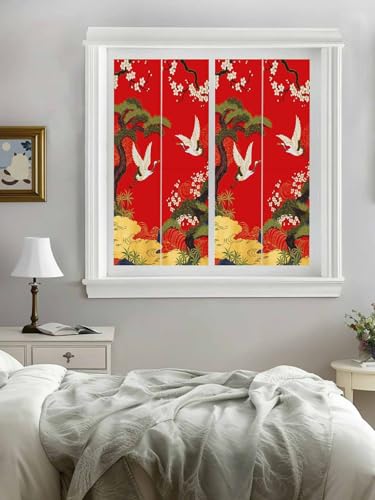 Vinilo Decorativo para Ventana 18x40 pulgadas Rojo miniatura 3