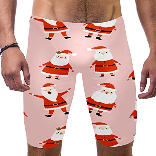 Jammers de natación para hombre con diseño de Papá Noel de secado rápido