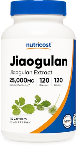 Nutricost Jiaogulan Extract (25,000mg Equivalent) 120 Capsules - ...