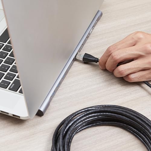 Amazon Basics RJ45 Cat-6 Ethernet Patch Cable - 10 Feet (3 Meters), 24-Pack, black - Image 6