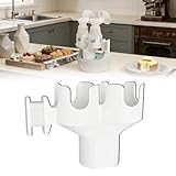 Portable Detachable Nursing Bottle Holder, Baby Bottle Stand for Stability, Multi-Compartment Bottle Accessory Organizer, Dual Organizer & Space-Saving Design, Tool-Free Installation