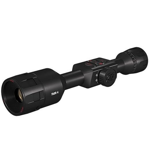 ATN Thor 4, Thermal Rifle Scope with Full HD Video rec, WiFi, GPS, Smooth Zoom and Smartphone Controlling Thru iOS or Android Apps