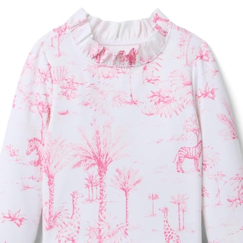 Janie and Jack Girls' Animal Print Rashguard Swim (Toddler/Little Big Kid)3