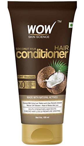 Image of WOW Skin Science Coconut Milk Conditioner - No Parabens, Minerals Silicones & Color -With Dht Blockers, 500mL