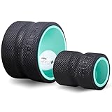 Chirp Wheel+ Foam Roller for Back Pain Relief, Muscle Therapy, and Deep Tissue Massage 4 and 6 Inch