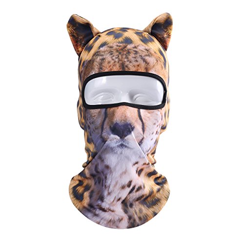 3D Cute Animal Ears Face Mask Windproof Breathable Balaclava Skiing Cycling Motorcycle Snowboard Skateboard Hiking Fishing Halloween Party BB-G-02 …