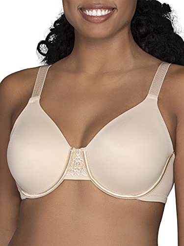 Vanity Fair Women s Plus Size Beauty Back Smoothing Minimizer Bra (36C-42H), Damask Neutral, 40D