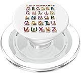 Photo Gallery cute dinosaur alphabet abc a-z dino lover popsockets popgrip per magsafe Photo Gallery cute dinosaur alphabet abc a-z dino lover popsockets popgrip per magsafe