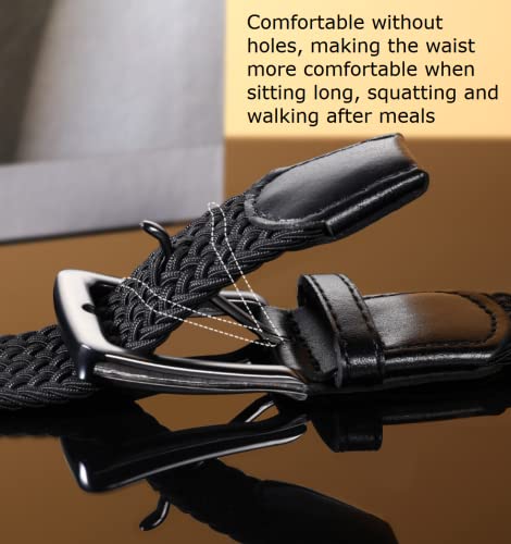 Mens Golf Belt, Casual Belts for Men Jeans Adjustable Braided Web Belt4