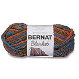 Bernat Blanket Super Bulky Yarn, 5.3oz, Guage 6 Super Bulky, Cozy Cabin