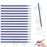 16x Pilot FriXion Ersatzmine Blau 0,7mm, Kompatibel mit Pilot FriXion Stift, Clicker, Slim & Eberhard Faber, löschbare Gelstiftminen, radierbarer Kugelschreiber, 11cm, blaue Tinte