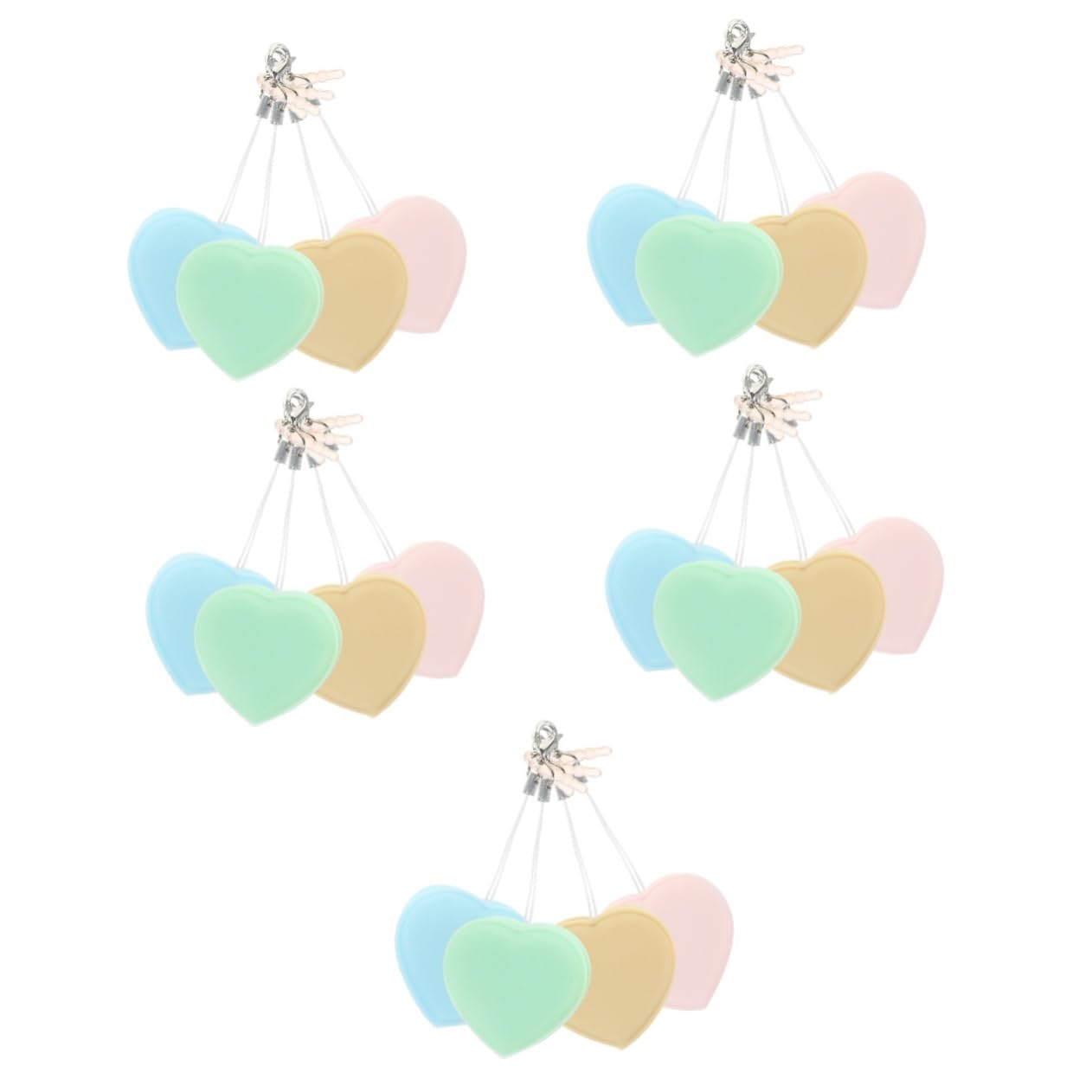 FRCOLOR 20pezzi Panni Per Pulizia Schermo e Lenti Wipes Microfibra Per Occhiali Smartphone e Fotocamere Design Portatile Forma Di Macaron Colori Casuali