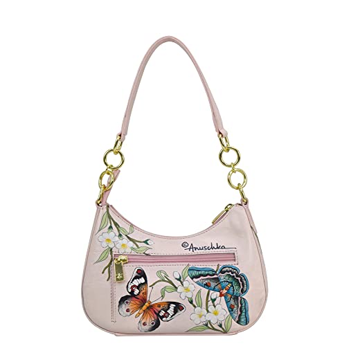 Image of Anuschka Women's Original Hand-Painted Genuine Leather Small Convertible Hobo