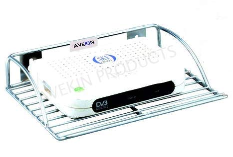 Avekin® Home Stainless Steel Wall Sturdy Shelf for Set Top Box, DVD, DTH, Telephone and WiFi Modems