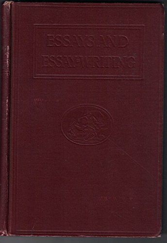 Essays and Essay-Writing, Based on Atlantic Mon... B000855QC4 Book Cover
