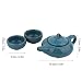 Estilo Tradicional chino Kung Fu Té Porcelana Tetera Taza Kit Hielo Agrietado...