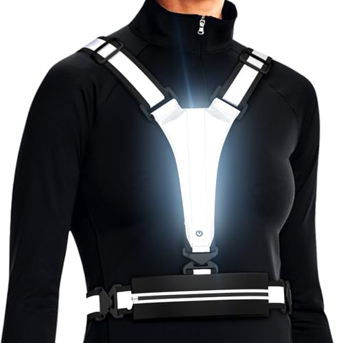 Gilet réfléchissant running à LED Ylzzrs pour rester visible en jogging