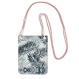Doublure intérieure sans danger pour l'écran : le tissu intérieur doux et lisse empêche les rayures sur les écrans de téléphone ou les dommages corporels, assurant que ce sac à main transparent à motif feuille de palmier protège votre appareil tout en le gardant bien rangé.