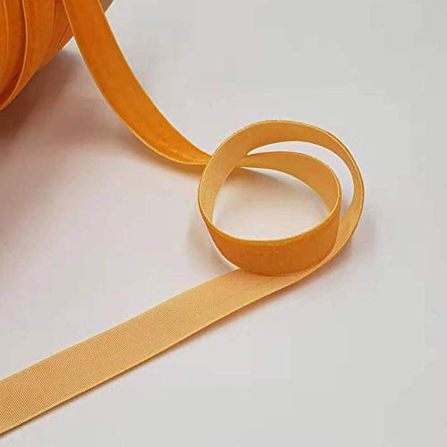 Image of 10 Yards Velvet Ribbon Spool (Orange, 5 /8 inch)