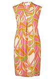 Cartoon Damen Sommerkleid ohne Arm Pink/Orange,44