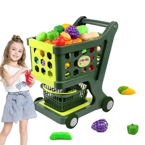 Juguete De Tienda De Comestibles De Juego - Carro De Compras Para Niños | Juguete De Compras De Compras De Compras, Juegos De Rol Ligero Para El Juego De Cumpleaños De Navidad Pe