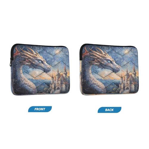 Funda para portátil Qilmy Dream Castle Dragon 15-16 pulg miniatura 2